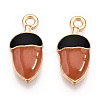 Autumn Theme Alloy Enamel Pendants ENAM-S121-084-1