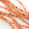 Natural Red Aventurine Round Beads Strands G-S148-8mm-1