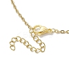 Crystal Stone Cage Pendant Necklaces NJEW-JN04759-03-4