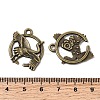 Tibetan Style Zinc Alloy Pendants TIBEP-R334-030AB-RS-2