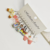 6 Styles Cute Miniature Dessert Food Resin Plastic Dangle Earrings Set FS-WGC6E73-01-4