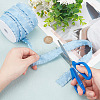 24.5~25 Yards Polyester Ruffled Ribbon SRIB-AR0001-11B-4