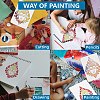 1Pc PET Hollow Out Drawing Painting Stencils DIY-MA0005-20B-03-6