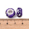 Opaque Resin Rondelle European Beads RESI-Z046-03H-3
