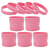 10 Sets Silicone Cord Bracelets BJEW-GO0001-29-1