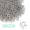 1000Pcs 304 Stainless Steel Open Jump Rings STAS-DC0016-18B-2
