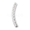 304 Stainless Steel Curved Tube Beads LS-STAS-M071-03E-P-2