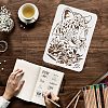 PET Hollow out Drawing Painting Stencils Sets for Kids Teen Boys Girls DIY-WH0172-634-3