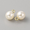 ABS Plastic Imitation Pearl Pendants LS-KY-WH0038-05C-KCG-2