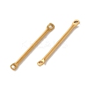 Ion Plating(IP) 304 Stainless Steel Connector Charms X-STAS-Q323-04E-G-2