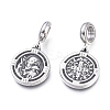 304 Stainless Steel European Dangle Charms STAS-M274-112AS-2