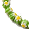 Handmade Millefiori Lampwork Beads Strands LAMP-G164-05M-3