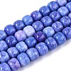 Ombre Effect Dyed Glass Beads Strands GLAA-N067-01A-12-1