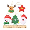 10Pcs 5 Styles Cloth Pendant Decorations FIND-FS0003-28-5