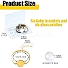 DIY Blank Dome Alloy Bangle Jewelry Making Kits DIY-YW0010-36-2