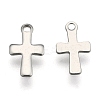 Tarnish Resistant 304 Stainless Steel Tiny Cross Charms LS-STAS-E104-34P-1