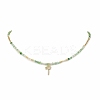 Summer Beach 304 Stainless Steel Pendant Necklaces for Women NJEW-JN05241-02-2