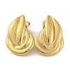 Ion Plating(IP) 304 Stainless Steel Stud Earrings for Women EJEW-N054-15G-1