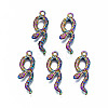 Rainbow Color Alloy Pendants PALLOY-N163-117-NR-1
