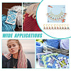 10Pcs Alloy Rhinestone Pendant Stitch Markers HJEW-NB00049-6