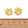 Rack Plating Alloy Bead Caps FIND-C063-03G-3