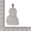 Non-Tarnish 201 Stainless Steel Pendants STAS-A094-01B-P-3