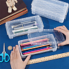 Rectangle Plastic Pencil Case AJEW-WH0596-276B-3