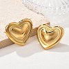 304 Stainless Steel Stud Earrings EJEW-V016-02G-01-2