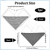 Triangle Alloy Headwear Masquerade Masks AJEW-WH20067-054EB-2