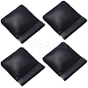 4Pcs Square PU Leather Change Purse with Alloy Shrapnel AJEW-BBC0002-22A-1