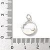 Brass Micro Pave Cubic Zirconia Charms KK-A273-16P-3