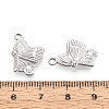 304 Stainless Steel Butterfly Pendants STAS-T069-21P-3
