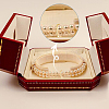 2Pcs Platinum Plated 925 Sterling Silver Rhinestone Twister Clasps FIND-GO0002-57-7