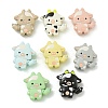 Spray Painted Alloy Enamel Beads FIND-M033-34-1