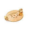 Brass Brooch Pin Findings X-KK-D266-01LG-2