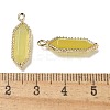 Natural Korean Jade Faceted Double Terminal Pointed Pendants G-G181-05G-03-3