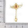 Brass Micro Pave Cubic Zirconia Pendants KK-B161-12G-01-3