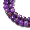 Assembled Natural Dolomite and Synthetic Opal Beads Strands G-Q017-G06-01C-1-5