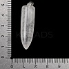 Natural Quartz Crystal Pointed Pendants G-F820-12B-3