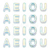 50Pcs 5 Styles UV Plating Rainbow Iridescent Acrylic Beads OACR-TA0004-93A-2