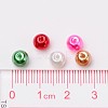 Christmas Mix Pearlized Glass Pearl Beads HY-X006-6mm-05-4