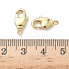 Brass Swivel Lobster Claw Clasps KK-K238-39G-M-3
