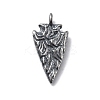 925 Sterling Silver Pendants STER-R001-03S-04-1