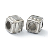 Tarnish Resistant 304 Stainless Steel European Beads STAS-H145-01L-P-1