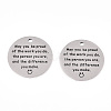 Non-Tarnish 201 Stainless Steel Pendants STAS-T064-38P-28-2