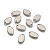 Tarnish Resistant 201 Stainless Steel Stamping Blank Tag Pendants STAS-H037-1-1