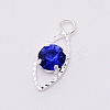Glass Rhinestone Pendants PALLOY-WH0066-36P-02-1