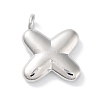 Rack Plating Brass Balloon Letter Pendants KK-C050-01P-X-1