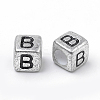 Plated Acrylic Beads PB43C9308-B-2