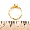 Brass Micro Pave Cubic Zirconia Finger Rings RJEW-H258-13G-5